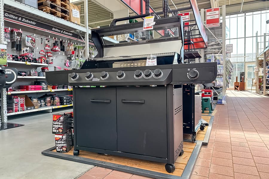 Gasgrillwagen Rothmann Vulcano 6 Turbo Plus 